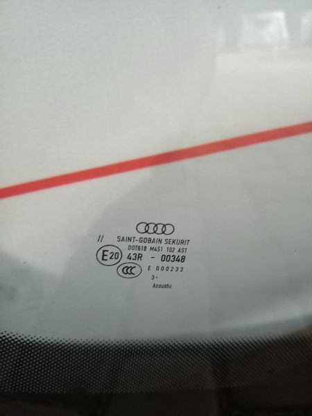 Лобове скло для Audi A4 (B8 / 8K), S4, RS4, Allroad 2008&ndash;2015 (Оригінал) V10 фото